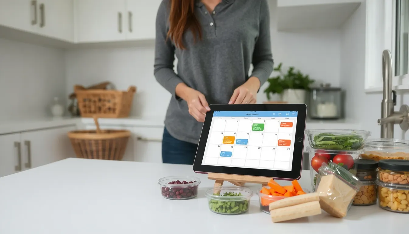 organisation menu semaine